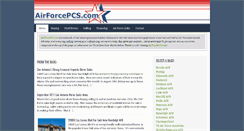 Desktop Screenshot of airforcepcs.com